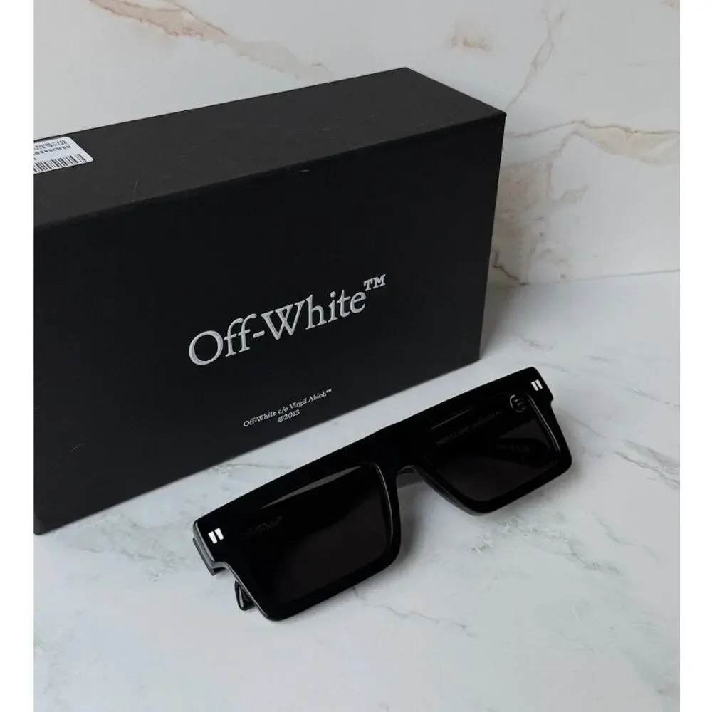 NEW Off White CHANDLER OERI13Z Black Unisex Sunglasses